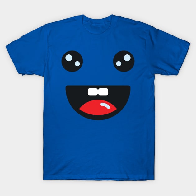 Smile face cartoon T-Shirt by verry studio